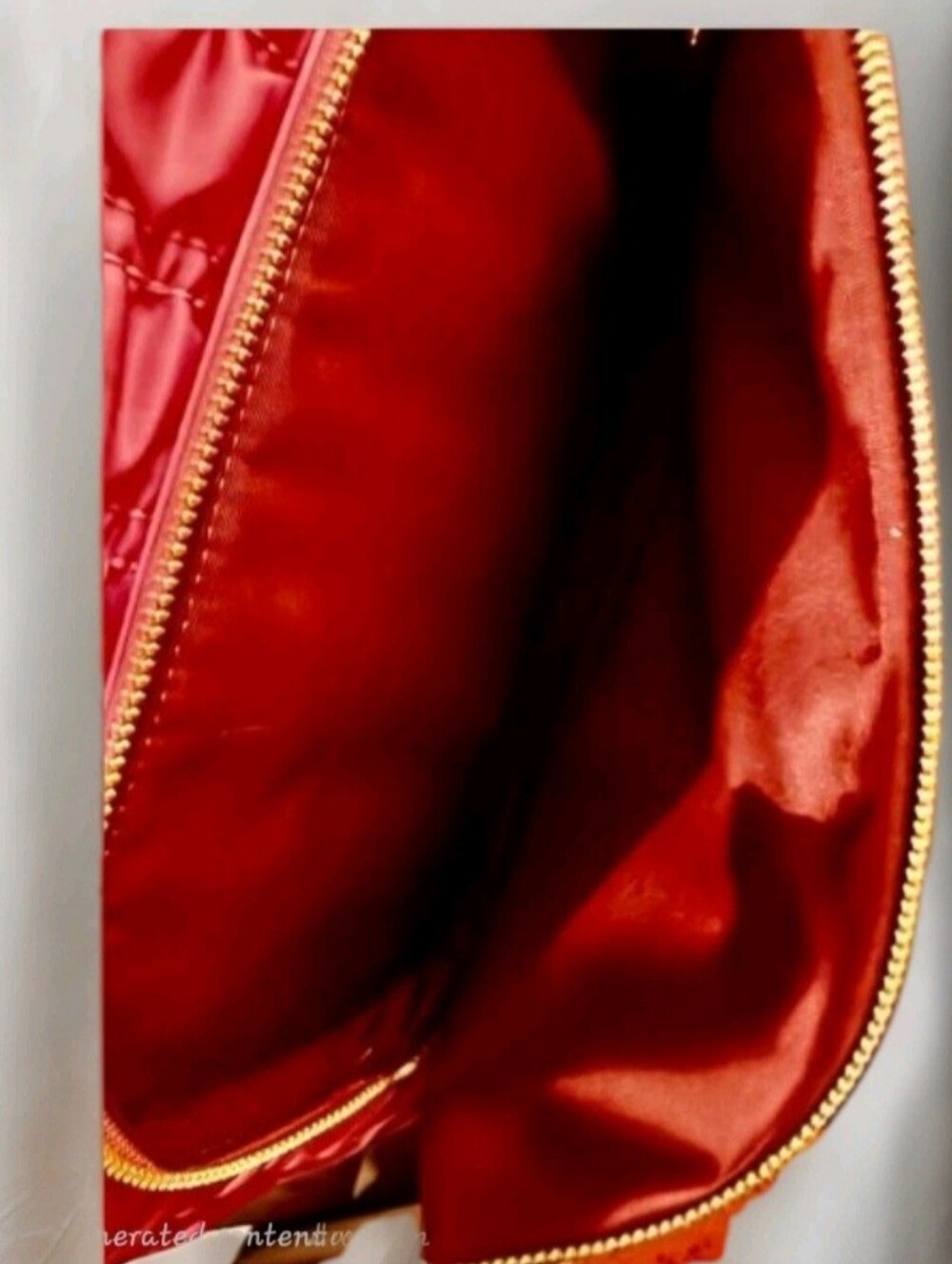 Coach Pink Ruched Nylon/Leather Court Tote with Front Zip Pocket-EUC - Picture 4 of 13